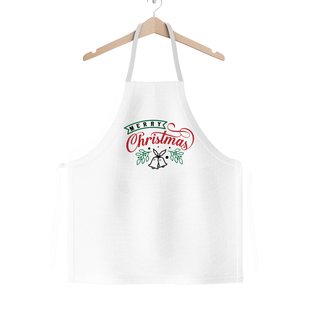 Merry Christmas Classic Sublimation Adult Apron
