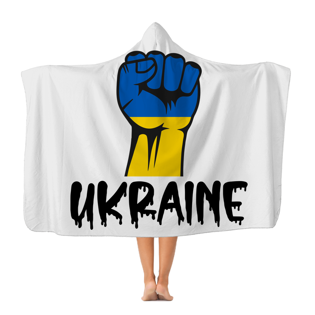 STAND FOR UKRAINE Classic Adult Hooded Blanket - DirectlyPersonalised