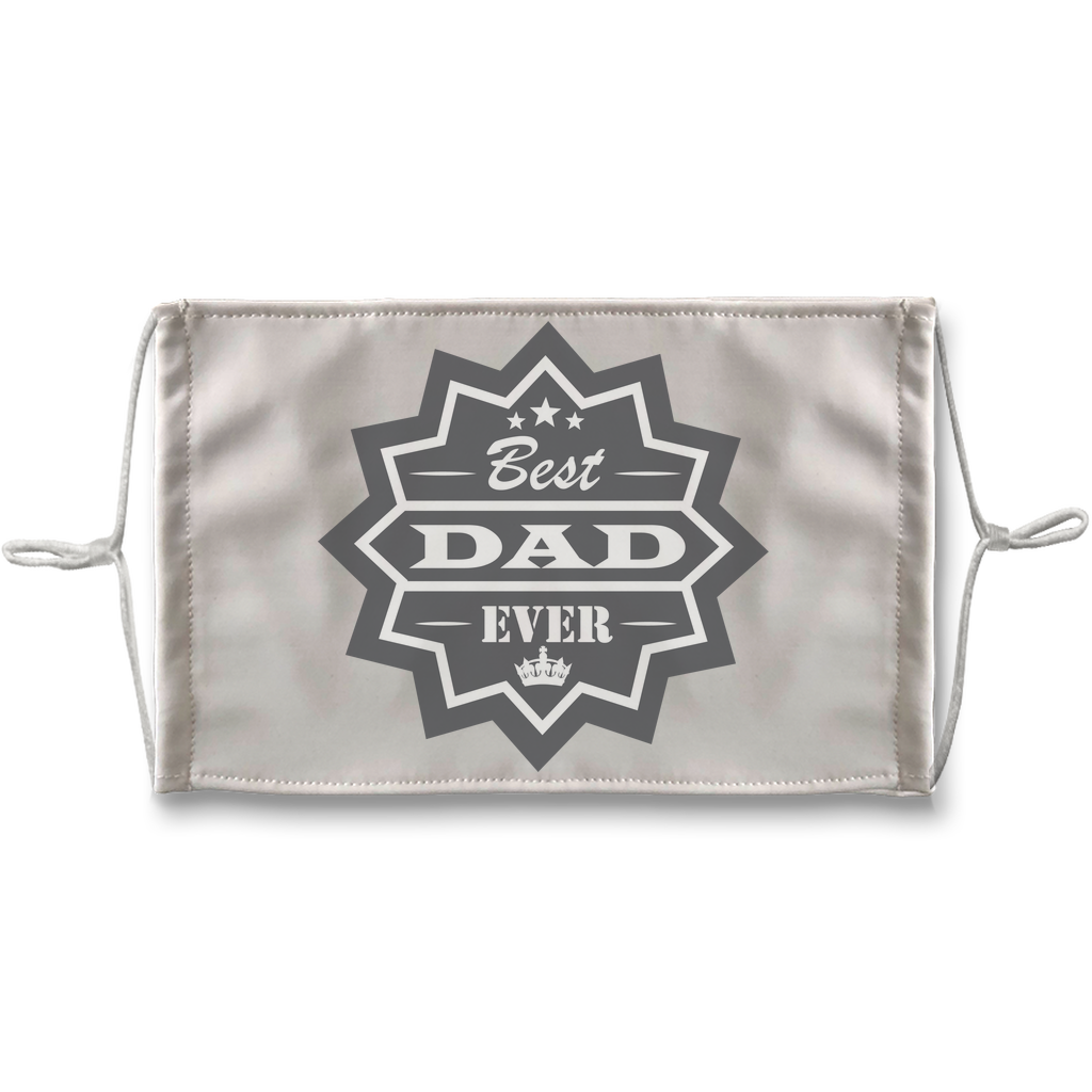 Best Dad Ever Sublimation Face Mask + 10 Replacement Filters - DirectlyPersonalised
