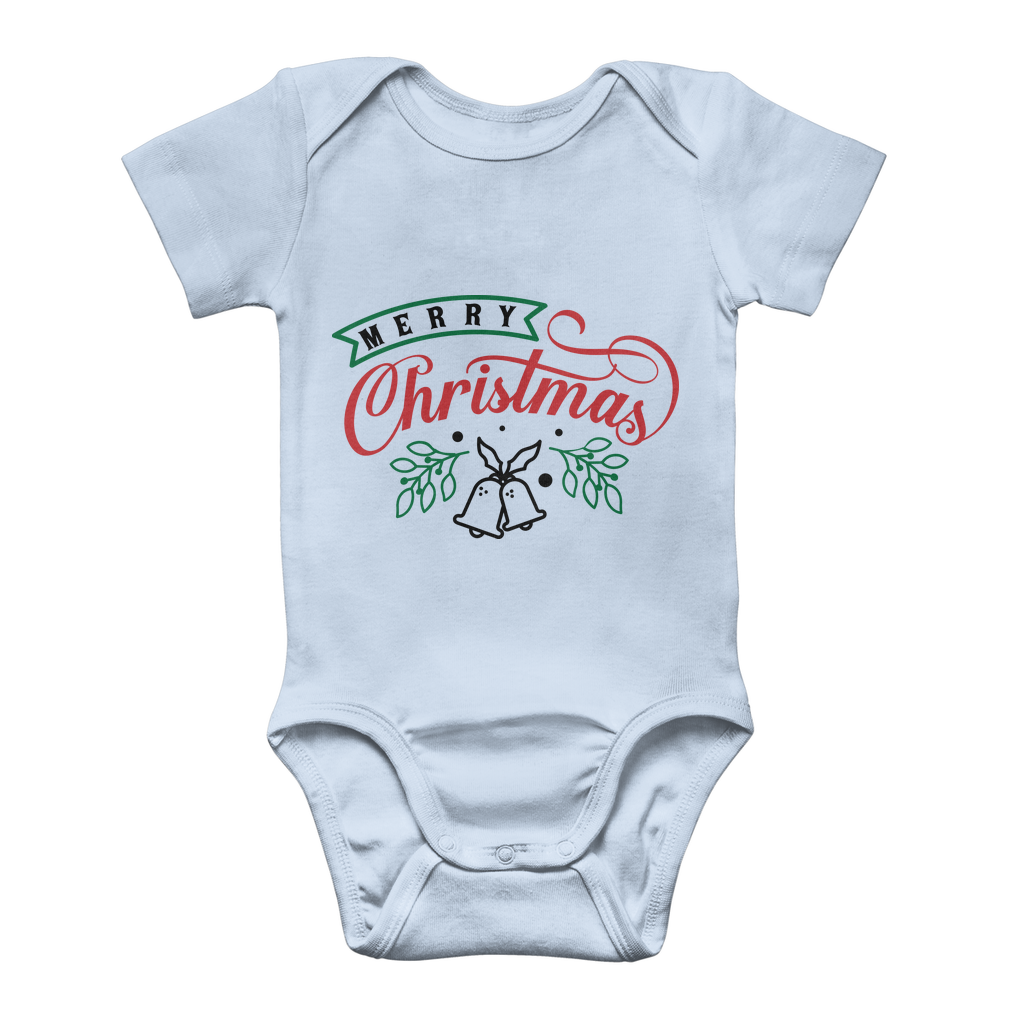 Merry Christmas Classic Baby Onesie Bodysuit