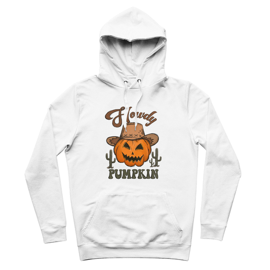 HOWDY PUMPKIN 100% Organic Cotton Hoodie - DirectlyPersonalised