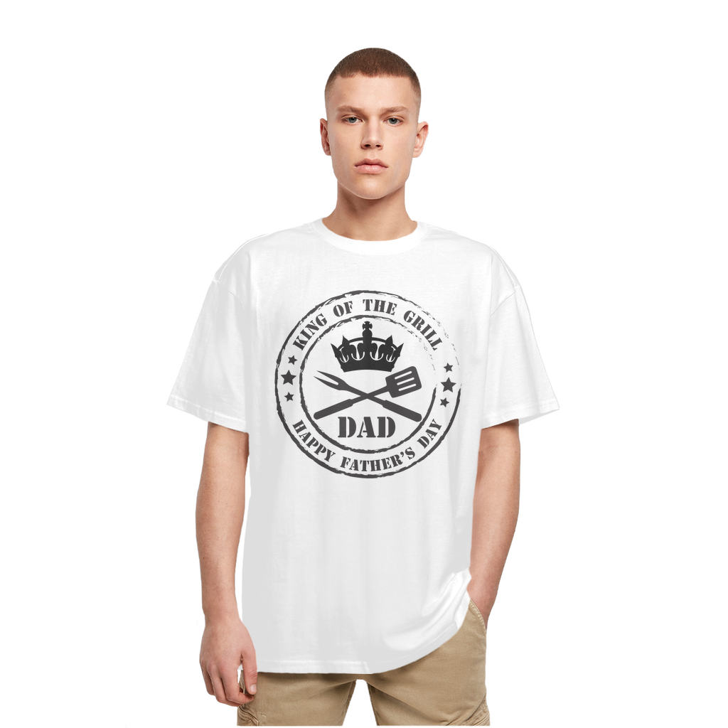 King of the Grill Heavy Oversized T-Shirt - DirectlyPersonalised