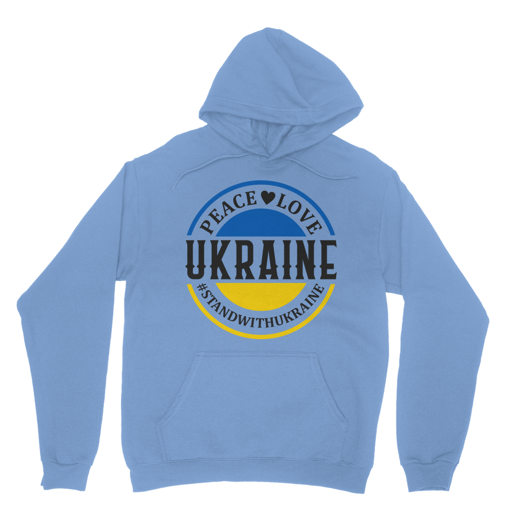 STAND WITH UKRAINE Classic Adult Hoodie - DirectlyPersonalised