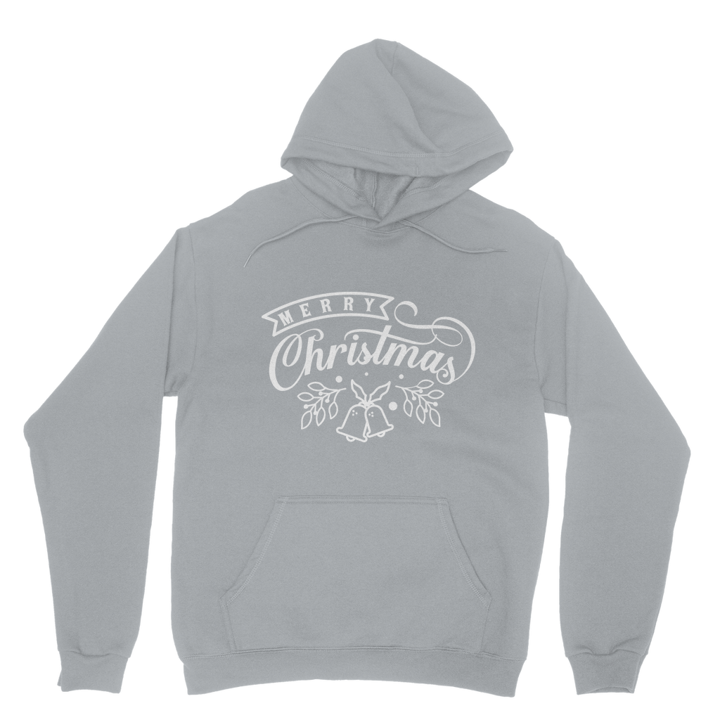 Merry Christmas White Classic Adult Hoodie