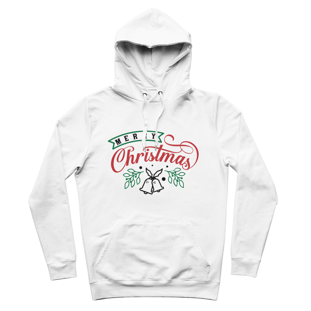 Merry Christmas 100% Organic Cotton Hoodie