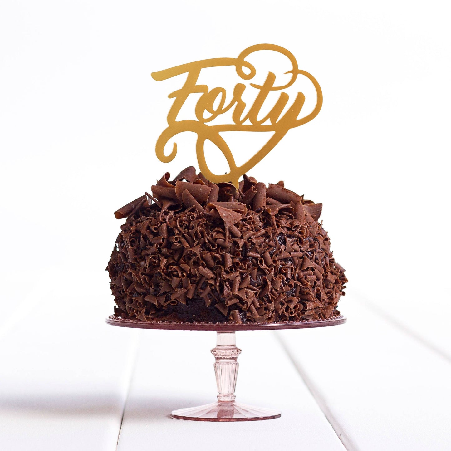 Forty 40 Fortieth Cake Topper Birthday Party Decoration Food Safe Regular - Quick Worldwide Despatch - DirectlyPersonalised