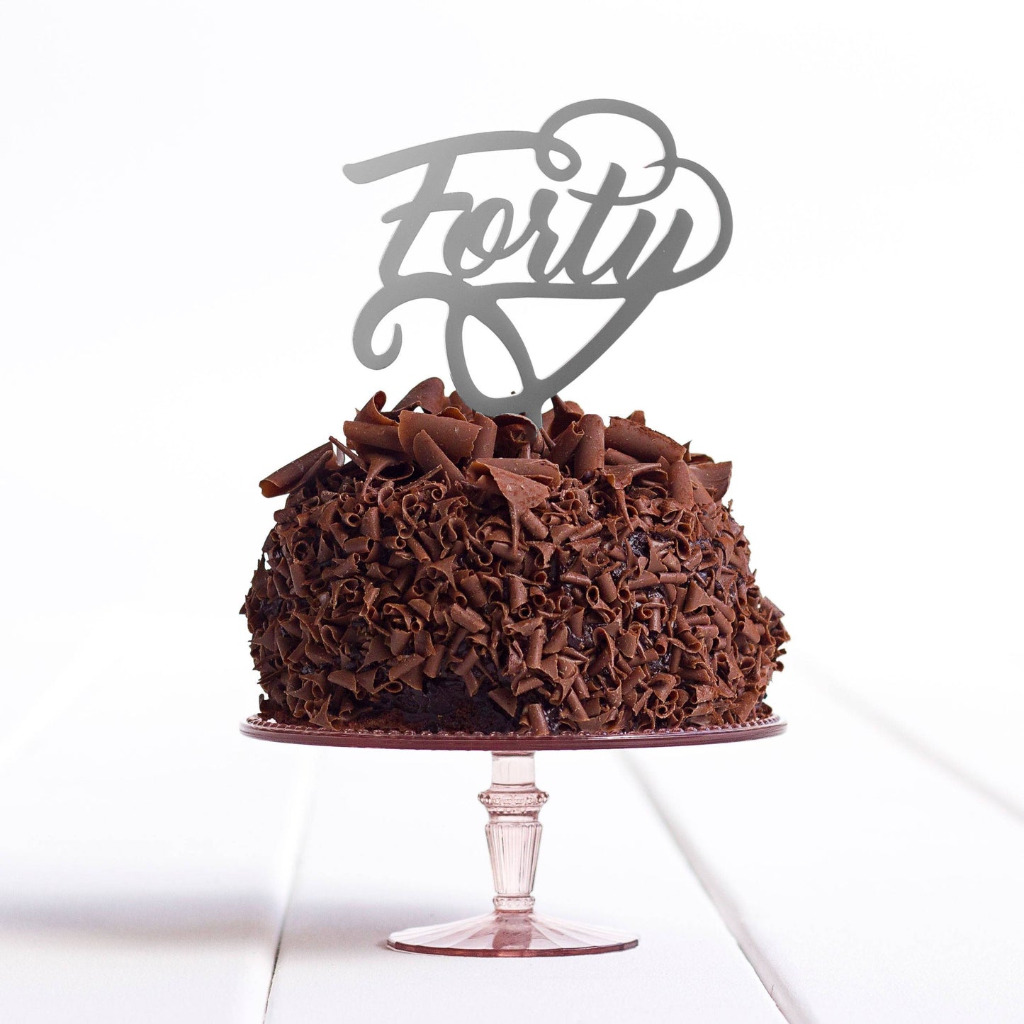 Forty 40 Fortieth Cake Topper Birthday Party Decoration Food Safe Regular - Quick Worldwide Despatch - DirectlyPersonalised