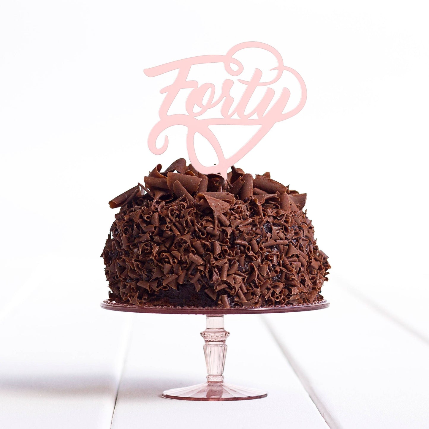 Forty 40 Fortieth Cake Topper Birthday Party Decoration Food Safe Regular - Quick Worldwide Despatch - DirectlyPersonalised