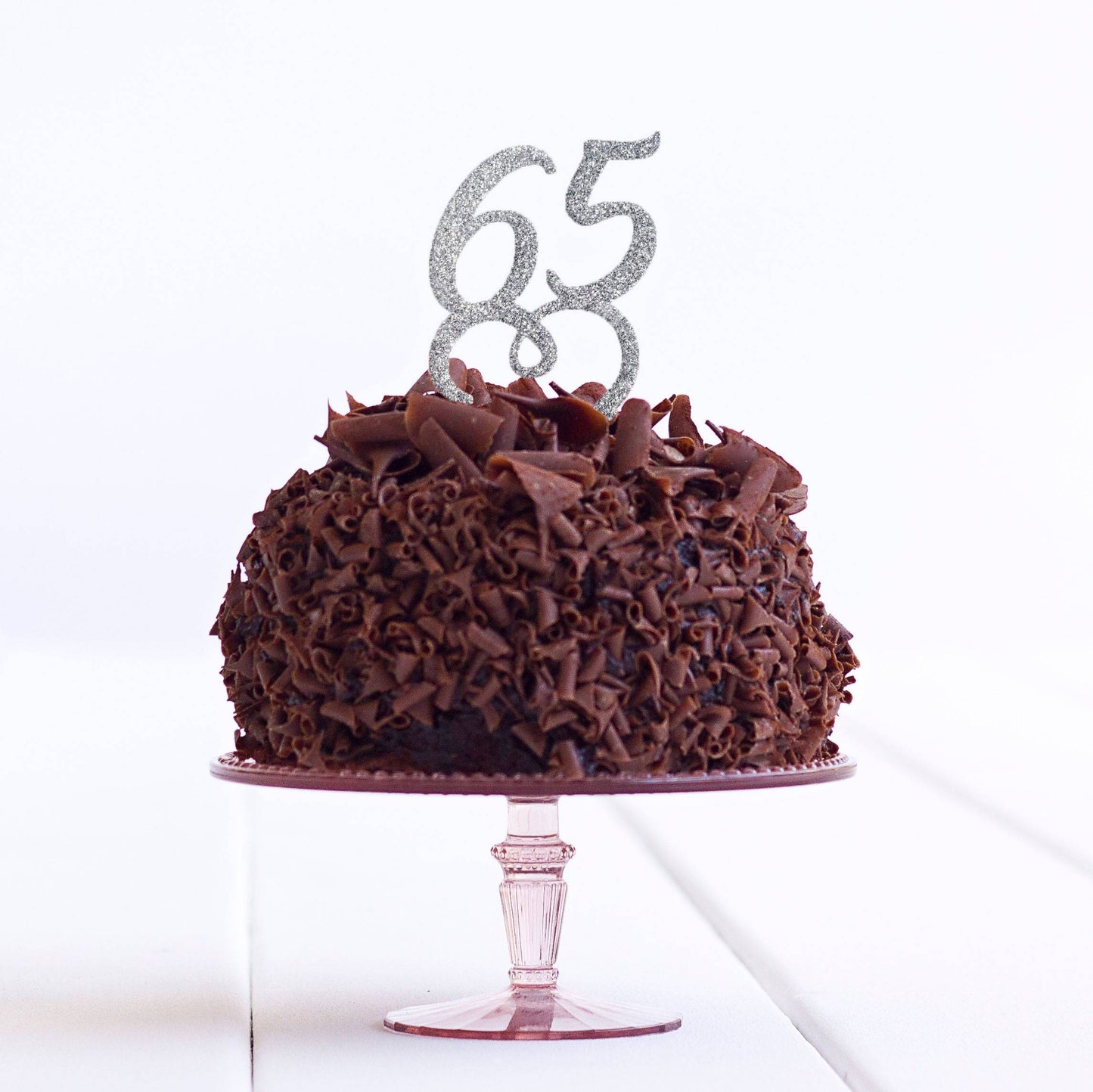 65 Cake Topper Birthday Party Decoration - Sixty Five Cake Topper Decoration - 65th Cake Topper - Quick Dispatch - DirectlyPersonalised