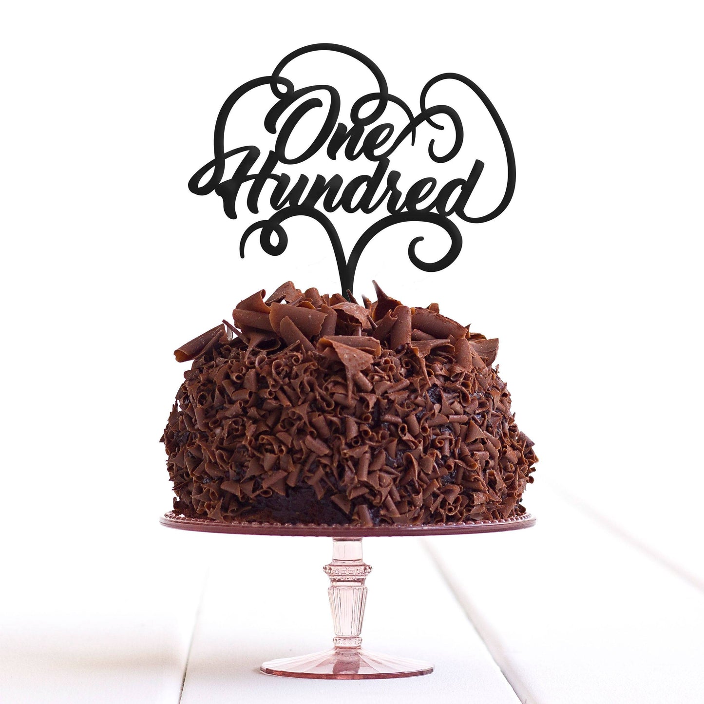 One Hundred 100 Hundredth Cake Topper Birthday Party Decoration Food Safe Regular - Quick World Wide Dispatch - DirectlyPersonalised