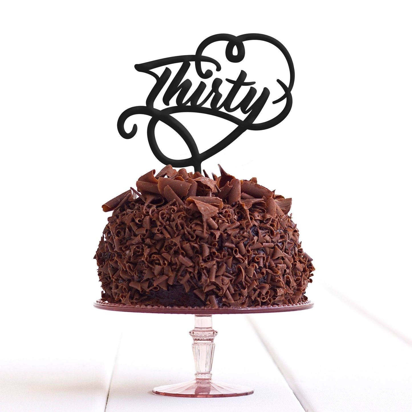 Thirty 30 Thirtieth Cake Topper Birthday Party Decoration Food Safe Regular – Quick Worldwide Dispatch - DirectlyPersonalised