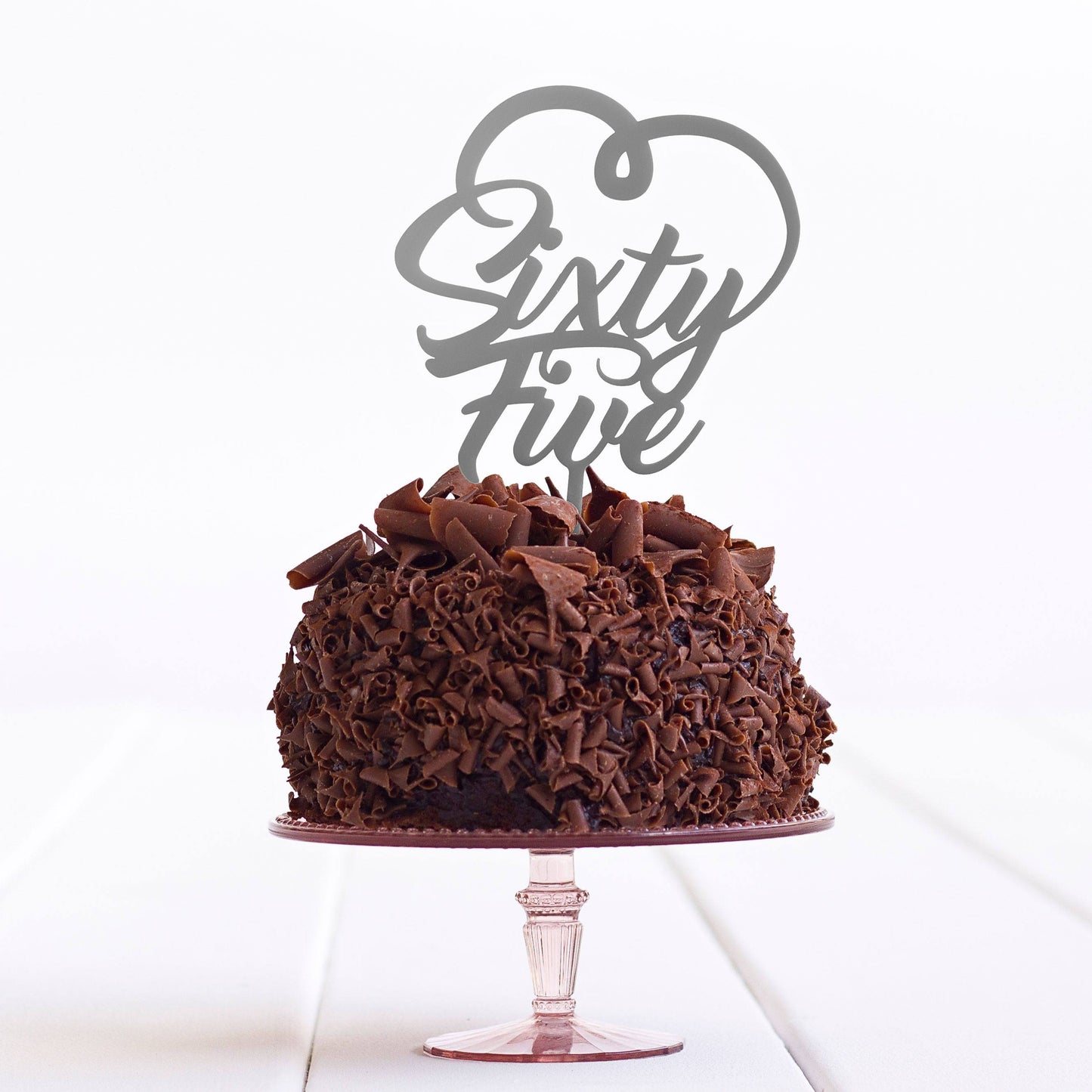 Sixty Five 65 Cake Topper Birthday Party Decoration Food Safe Regular – Quick World Wide Dispatch - DirectlyPersonalised