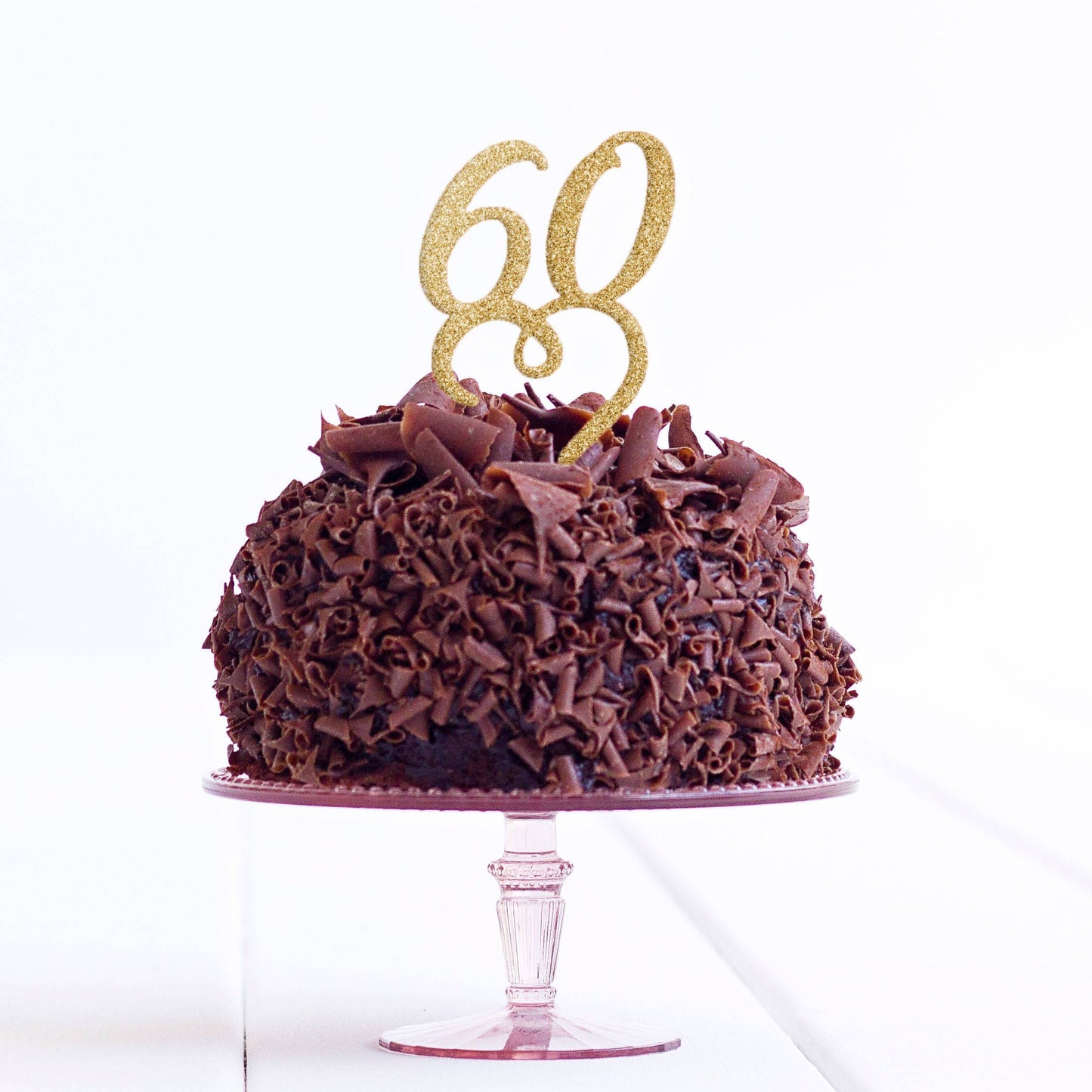 60 Birthday Party Cake Topper - 60 Cake Decoration - Sixty Cake Topper - 60th Cake Topper - Sixtieth Cake Topper - Quick Dispatch - DirectlyPersonalised