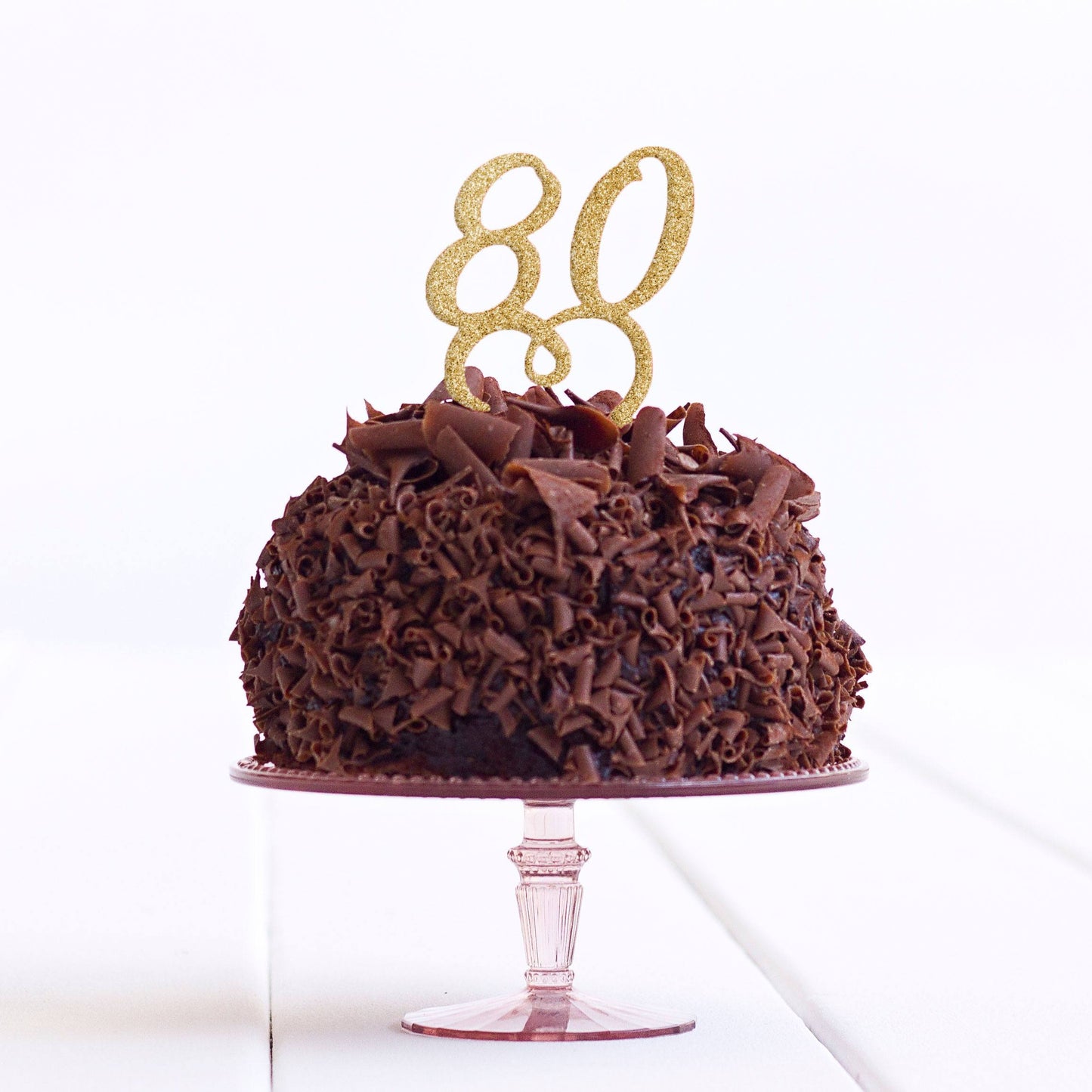 80 Cake Topper Birthday Party Decoration - 80 Cake Topper - Eighty Cake Topper - Quick World Wide Dispatch - DirectlyPersonalised