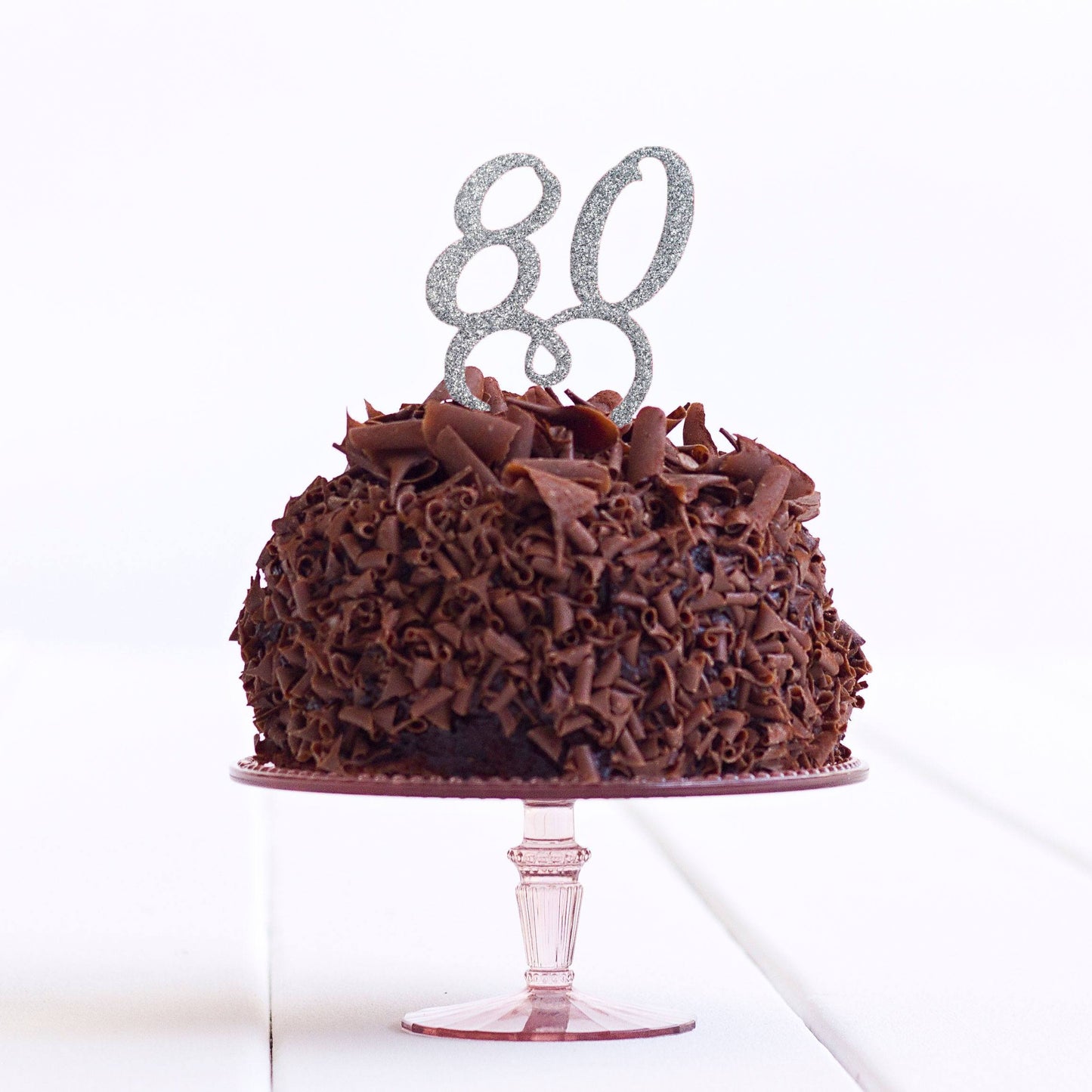 80 Cake Topper Birthday Party Decoration - 80 Cake Topper - Eighty Cake Topper - Quick World Wide Dispatch - DirectlyPersonalised