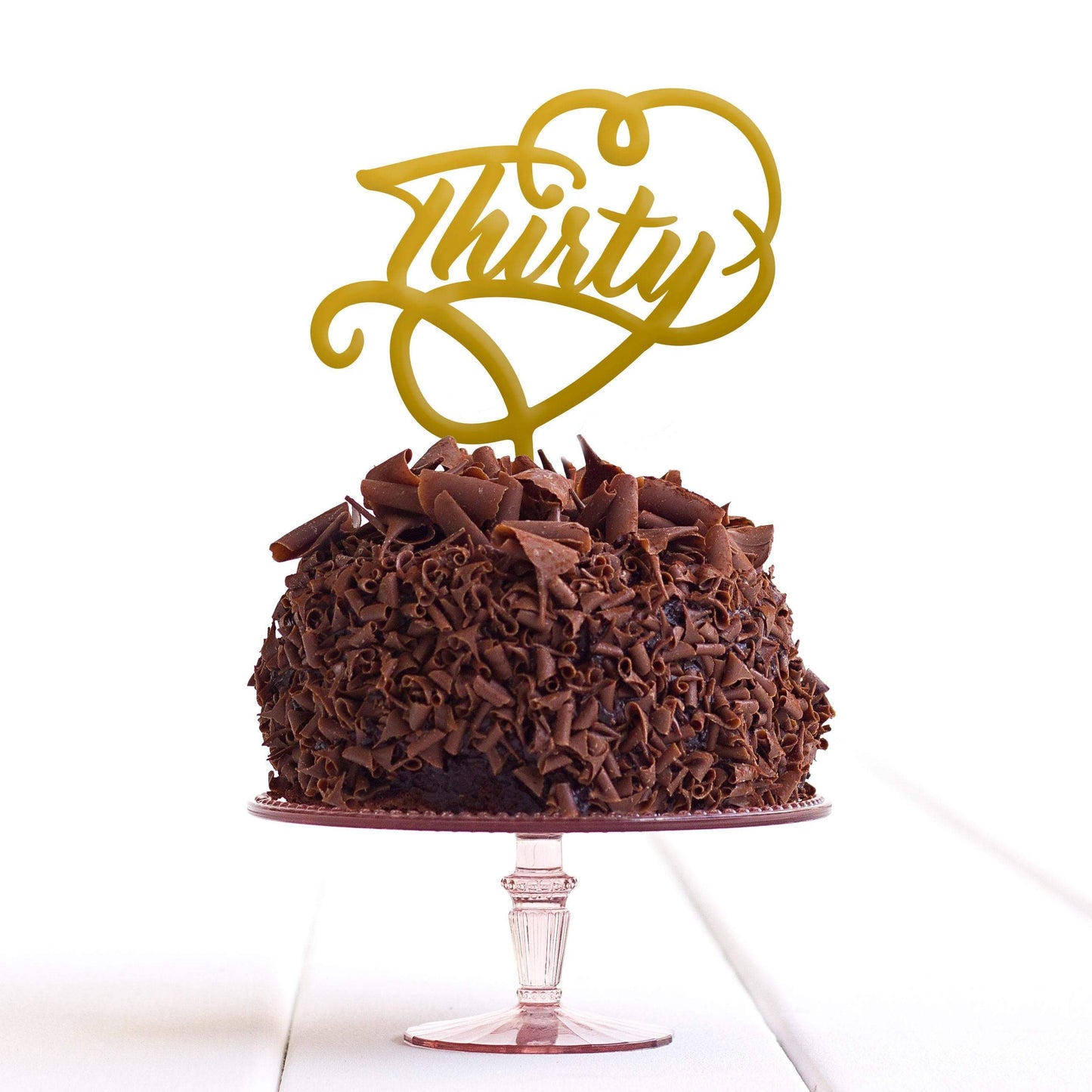 Thirty 30 Thirtieth Cake Topper Birthday Party Decoration Food Safe Regular – Quick Worldwide Dispatch - DirectlyPersonalised