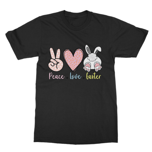 PEACE LOVE EASTER Classic Adult T-Shirt - DirectlyPersonalised