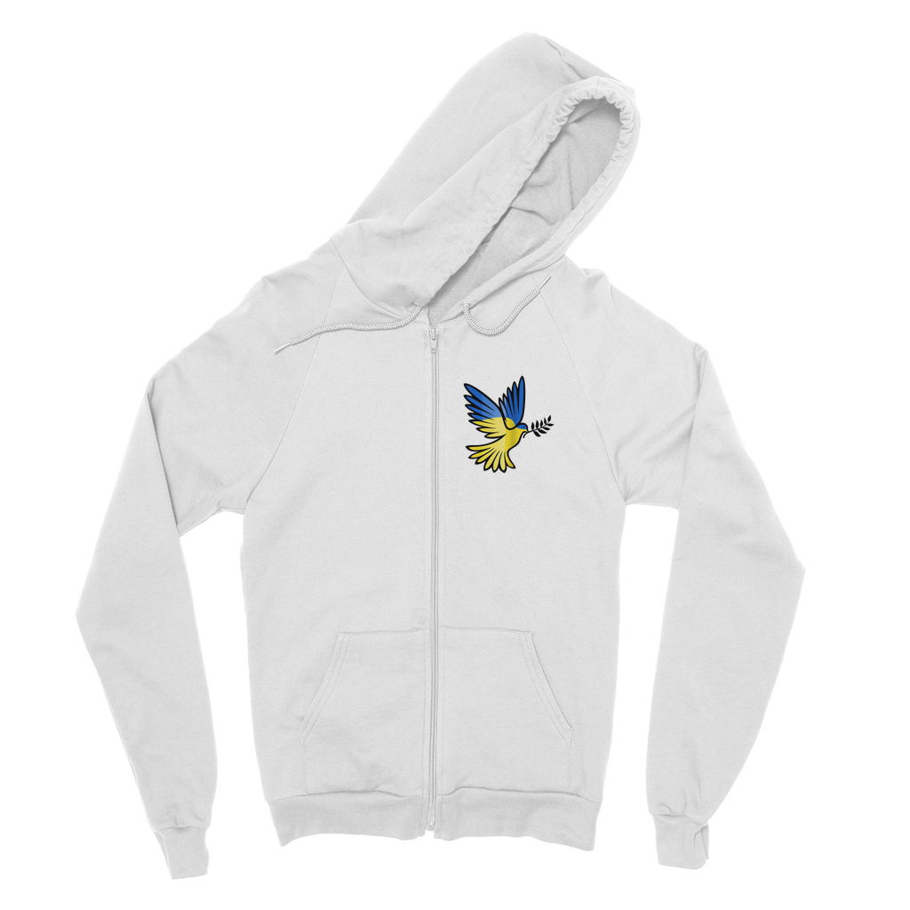 SUPPORT FOR UKRAINE Classic Adult Zip Hoodie - DirectlyPersonalised