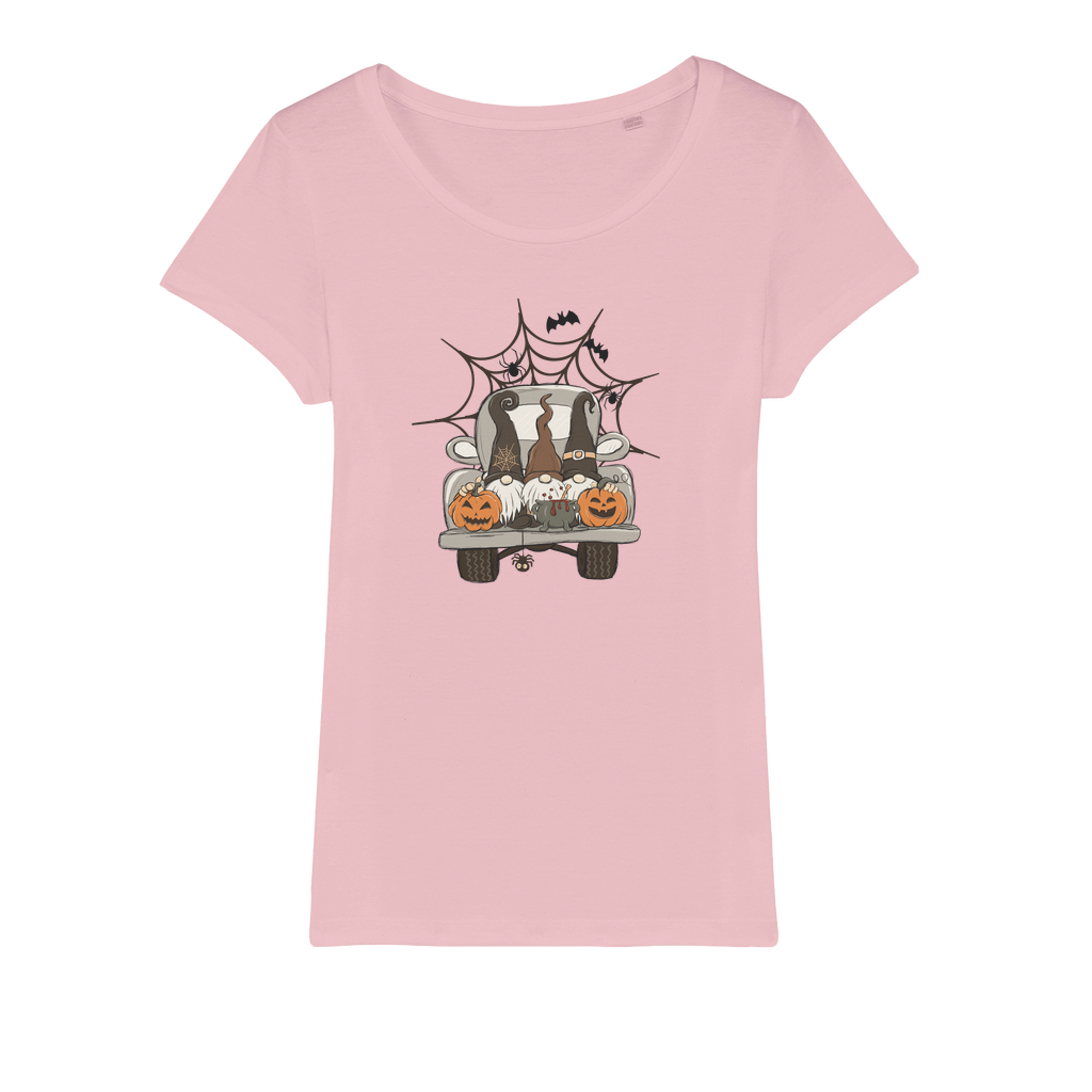 LETS GET SPOOKY Organic Jersey Womens T-Shirt - DirectlyPersonalised
