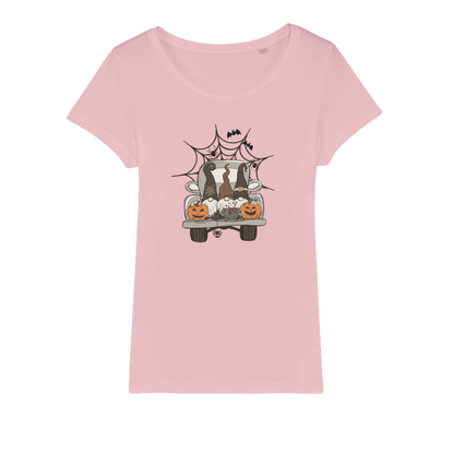 LETS GET SPOOKY Organic Jersey Womens T-Shirt - DirectlyPersonalised