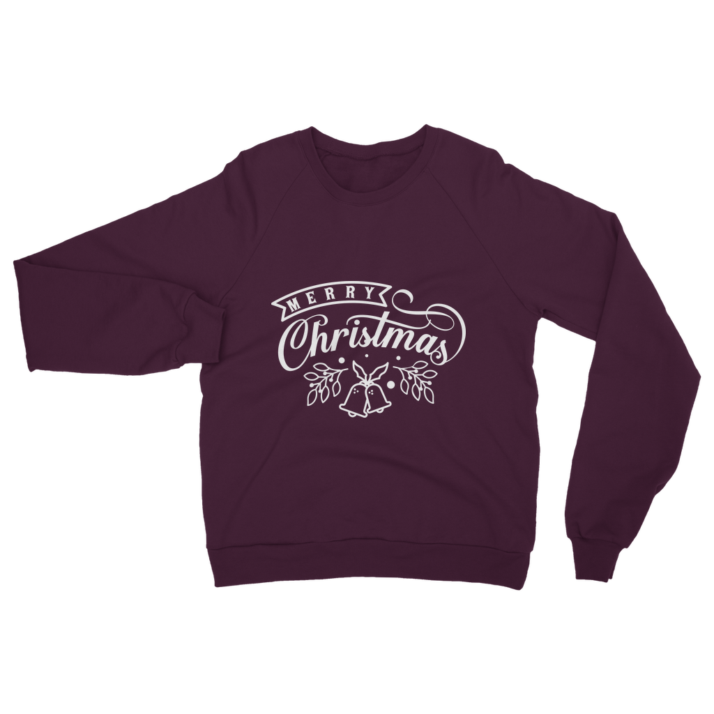 Merry Christmas White Classic Adult Sweatshirt