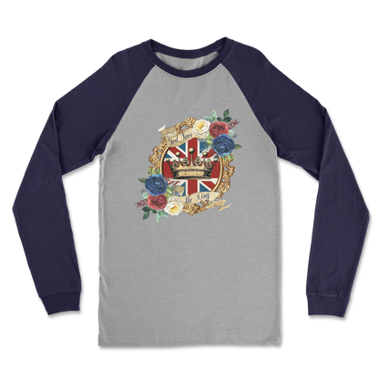 GOD SAVE THE KING Classic Raglan Long Sleeve Shirt - DirectlyPersonalised