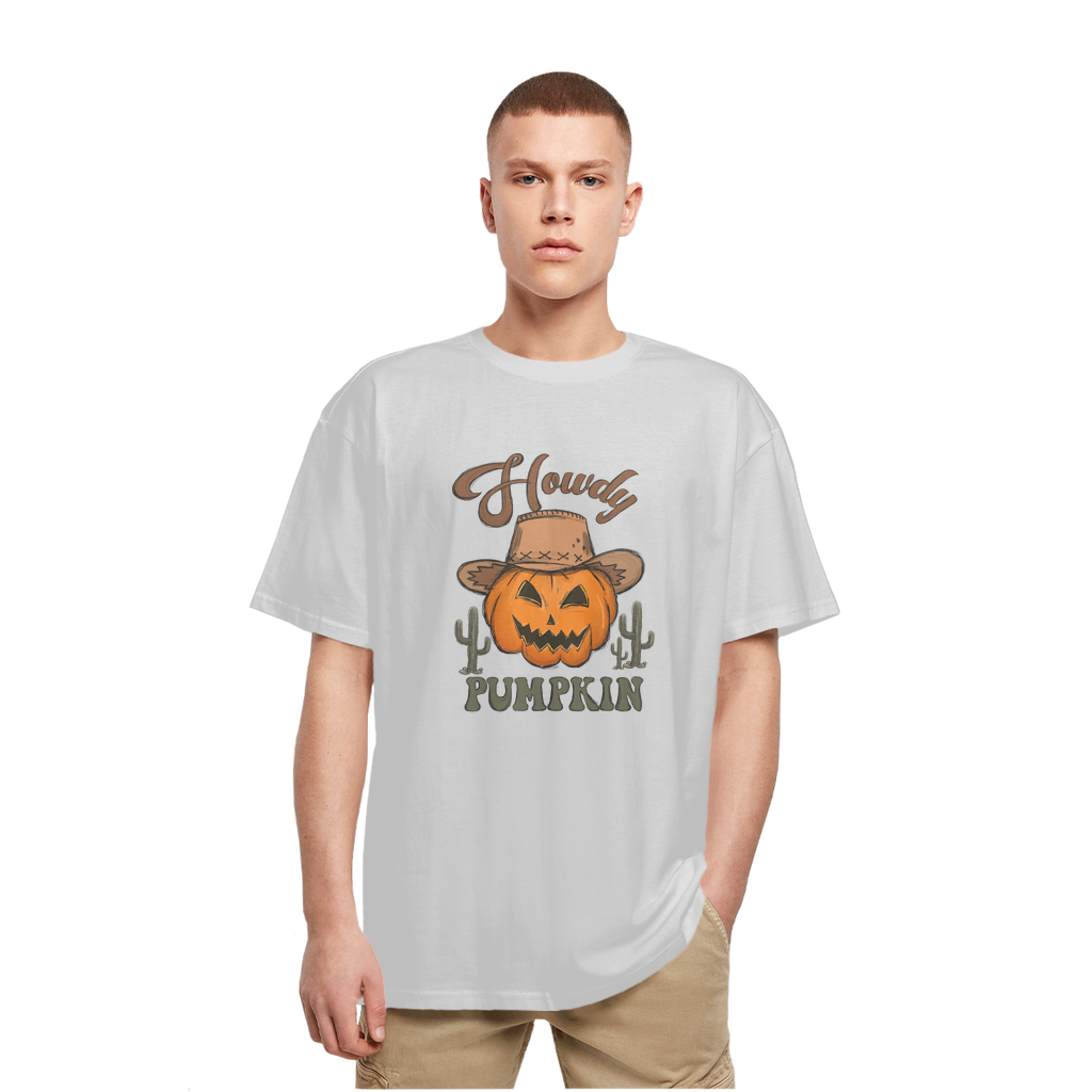 HOWDY PUMPKIN Heavy Oversized T-Shirt - DirectlyPersonalised