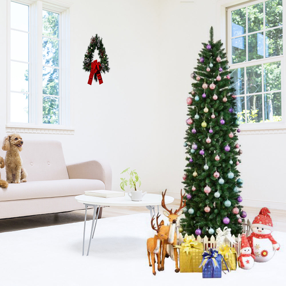 7.5ft Pointed PVC Pen Style Shaped Christmas Tree - DirectlyPersonalised