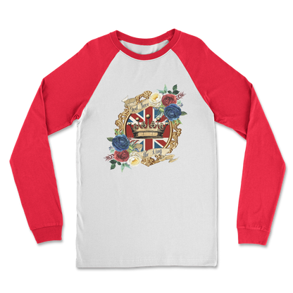 GOD SAVE THE KING Classic Raglan Long Sleeve Shirt - DirectlyPersonalised