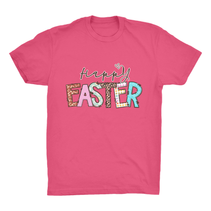 Happy Easter Organic Adult T-Shirt - DirectlyPersonalised