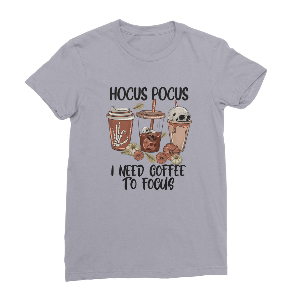 HOCUS POCUS -COFFEE DESIGN Premium Jersey Women's T-Shirt - DirectlyPersonalised