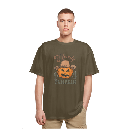 HOWDY PUMPKIN Heavy Oversized T-Shirt - DirectlyPersonalised