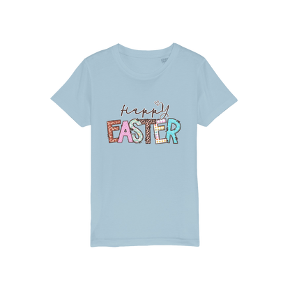 Happy Easter Organic Jersey Kids T-Shirt - DirectlyPersonalised