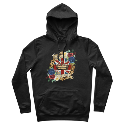 GOD SAVE THE KING 100% Organic Cotton Hoodie - DirectlyPersonalised
