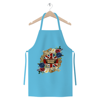 GOD SAVE THE KING Premium Jersey Apron - DirectlyPersonalised