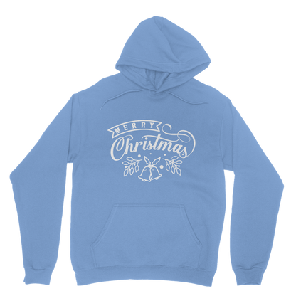 Merry Christmas White Classic Adult Hoodie