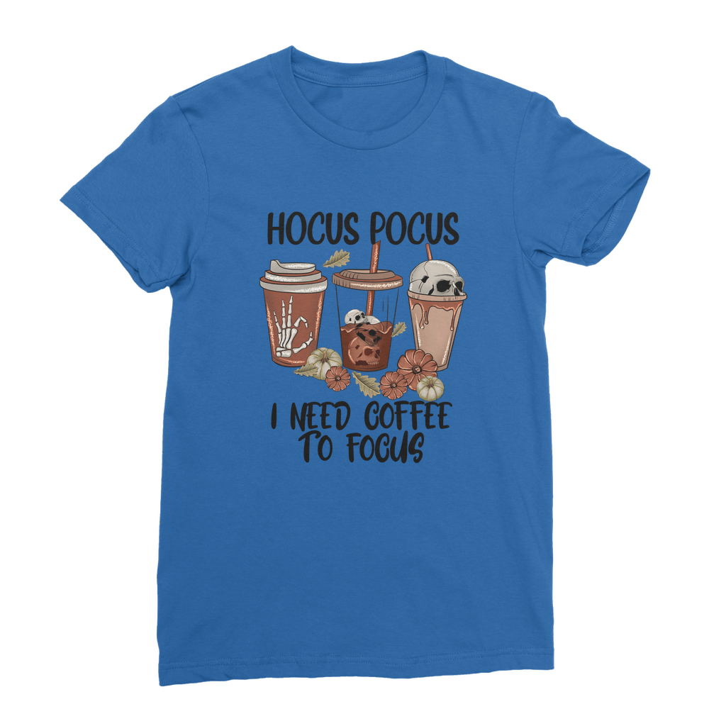 HOCUS POCUS -COFFEE DESIGN Premium Jersey Women's T-Shirt - DirectlyPersonalised
