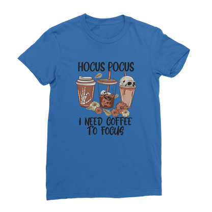 HOCUS POCUS -COFFEE DESIGN Premium Jersey Women's T-Shirt - DirectlyPersonalised