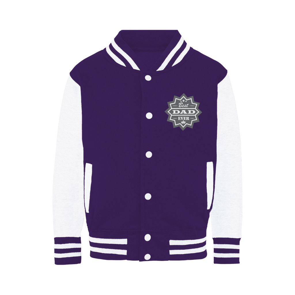 Best Dad Ever Varsity Jacket - DirectlyPersonalised