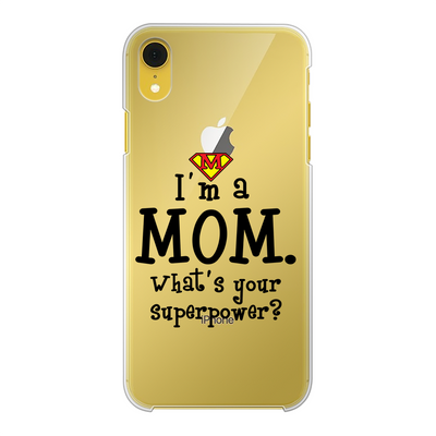 Mothers day Back Printed Transparent Hard Phone Case