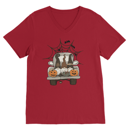 LETS GET SPOOKY Premium V-Neck T-Shirt - DirectlyPersonalised