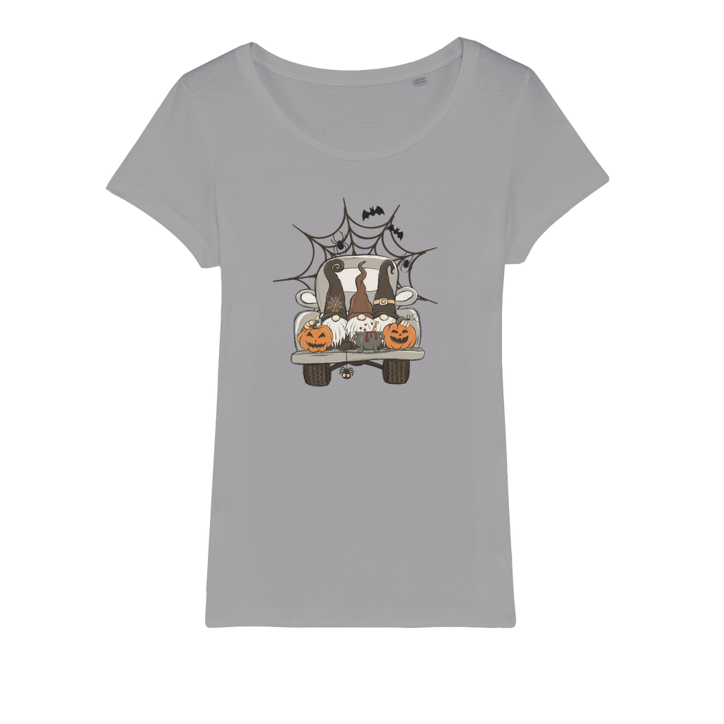 LETS GET SPOOKY Organic Jersey Womens T-Shirt - DirectlyPersonalised
