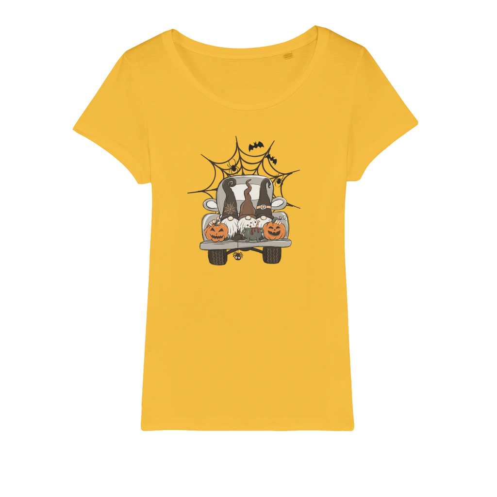 LETS GET SPOOKY Organic Jersey Womens T-Shirt - DirectlyPersonalised