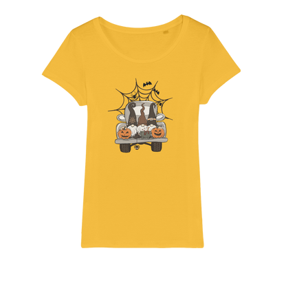 LETS GET SPOOKY Organic Jersey Womens T-Shirt - DirectlyPersonalised