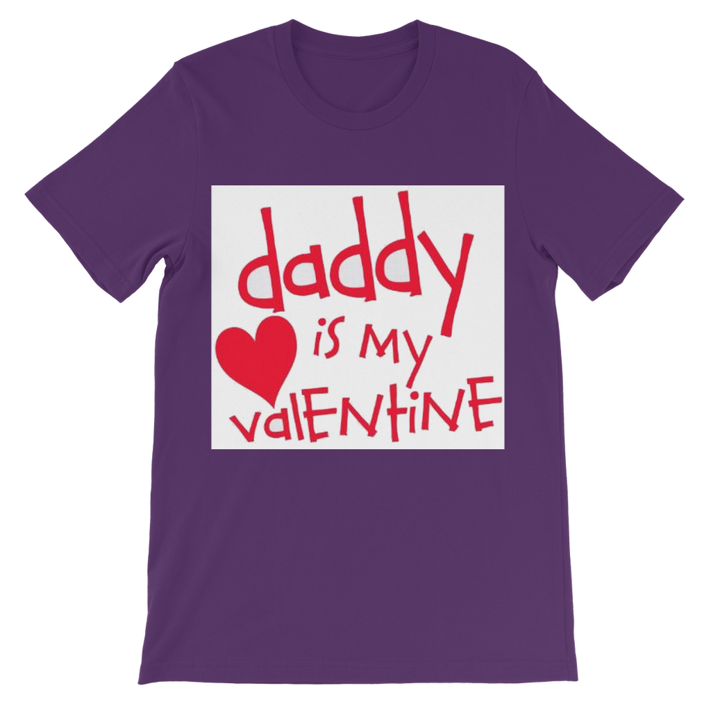 Daddy's my Valentine Classic Kids T-Shirt - DirectlyPersonalised