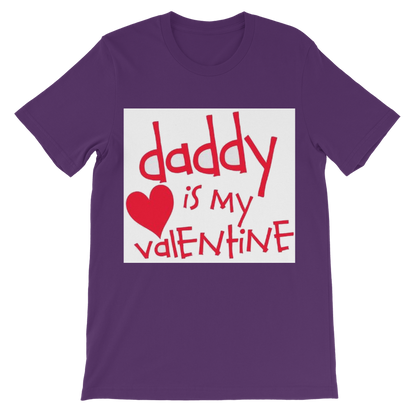 Daddy's my Valentine Classic Kids T-Shirt - DirectlyPersonalised