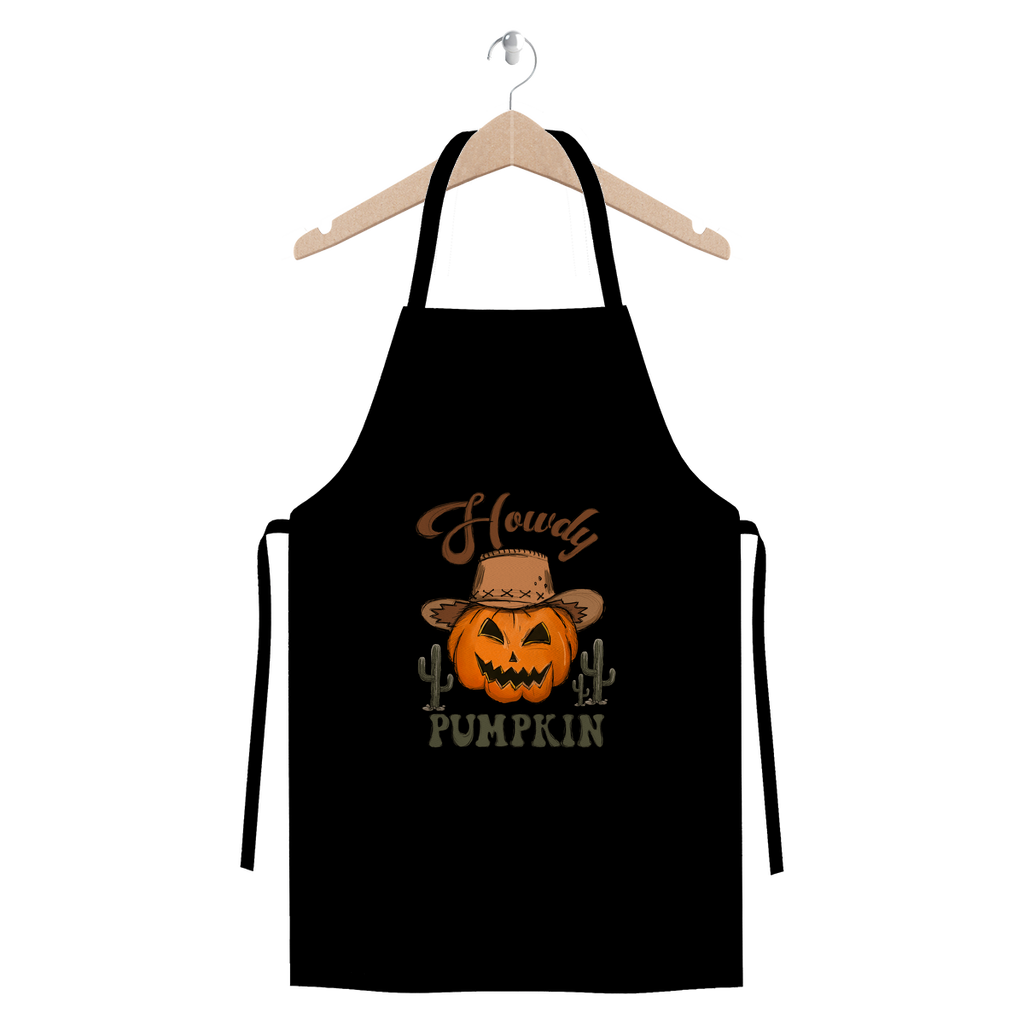 HOWDY PUMPKIN Premium Jersey Apron - DirectlyPersonalised