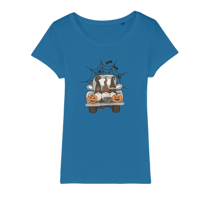 LETS GET SPOOKY Organic Jersey Womens T-Shirt - DirectlyPersonalised