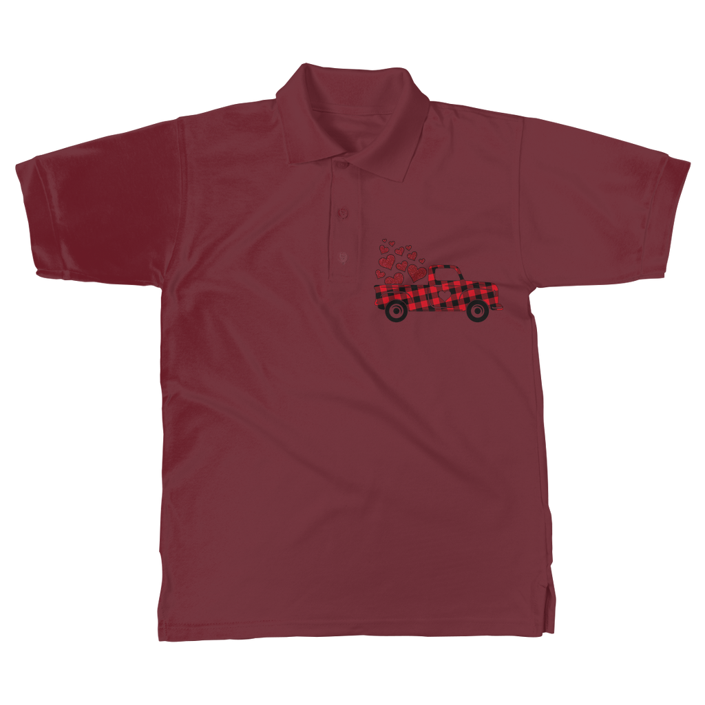 Love Truck Classic Adult Polo Shirt - DirectlyPersonalised