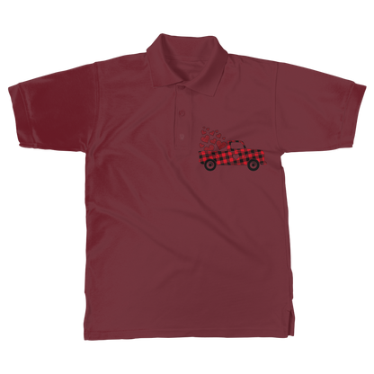 Love Truck Classic Adult Polo Shirt - DirectlyPersonalised